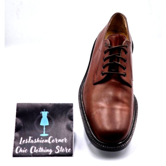 Cole Haan Mens Country Brown Leather Oxford Dress Shoes Sz 9D Made In Italy 2234 main image 8